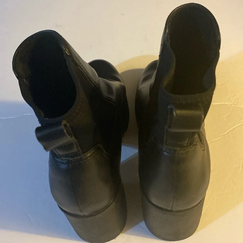 ALDO Chelsea Boots, Ankle Booties, Leather, Platform, Sz 9, chunky, matrix